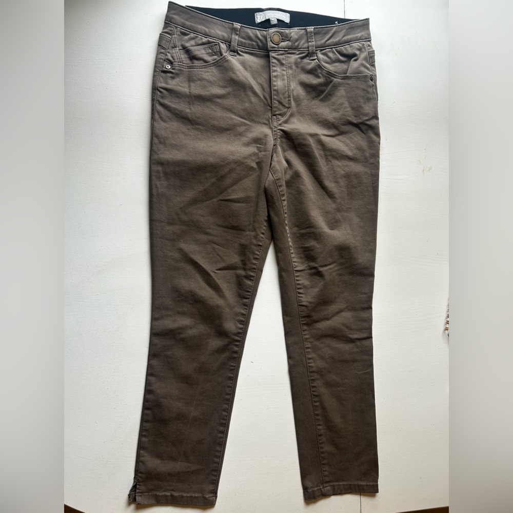 Wit & Wisdom Taupe Casual Trousers